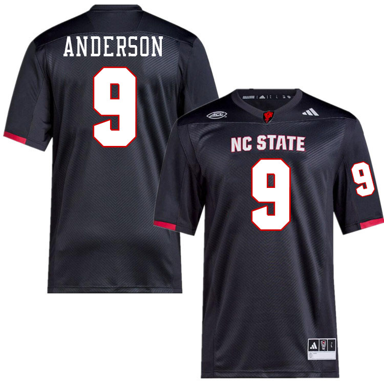 NC State Wolfpack #9 Terrell Anderson College Football Jerseys Stitched-Black NC State Wolfpack #9 Terrell Anderson College Football Jerseys Stitched-Black